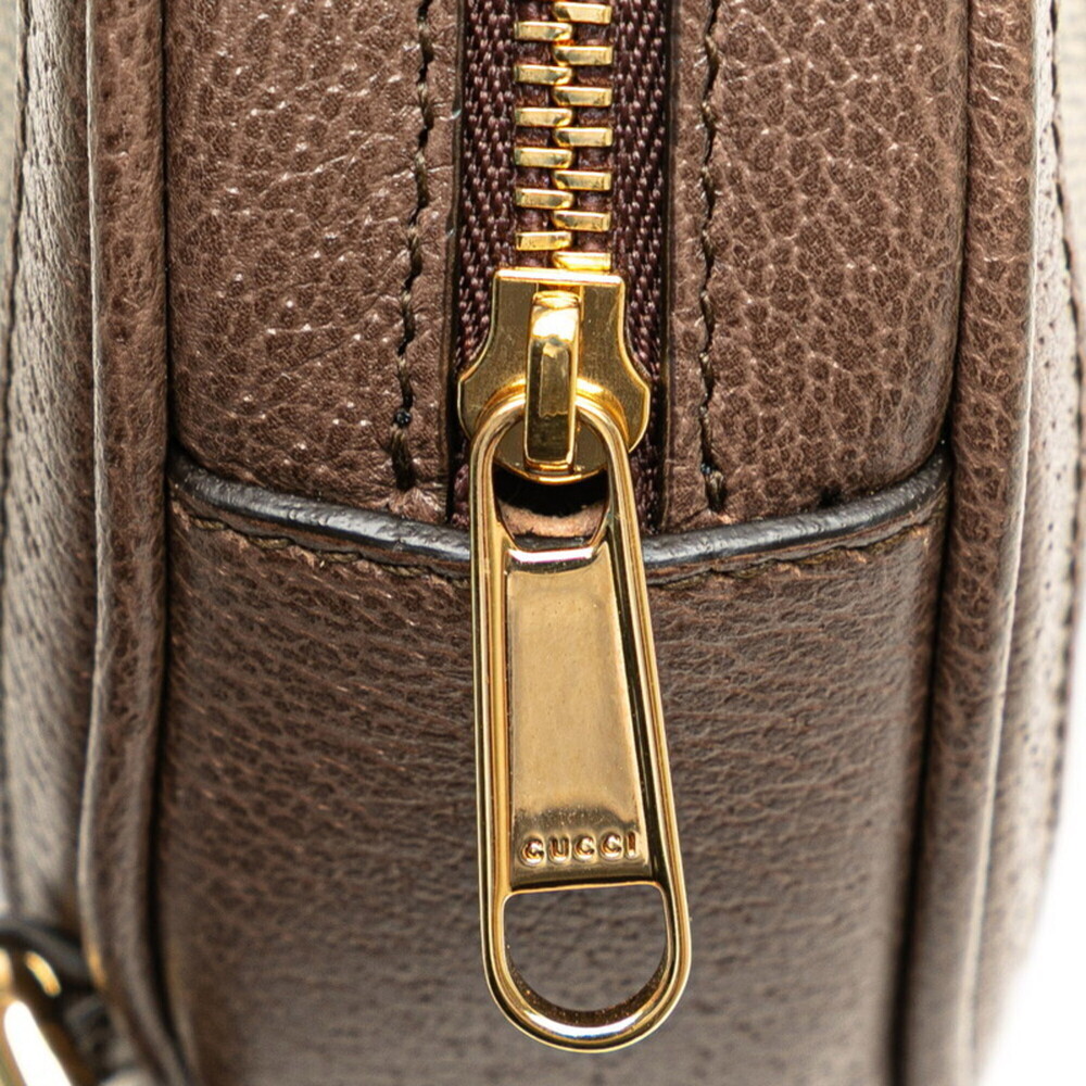 GUCCI Authentic Brown Leather Backpack - Picture 4 of 10